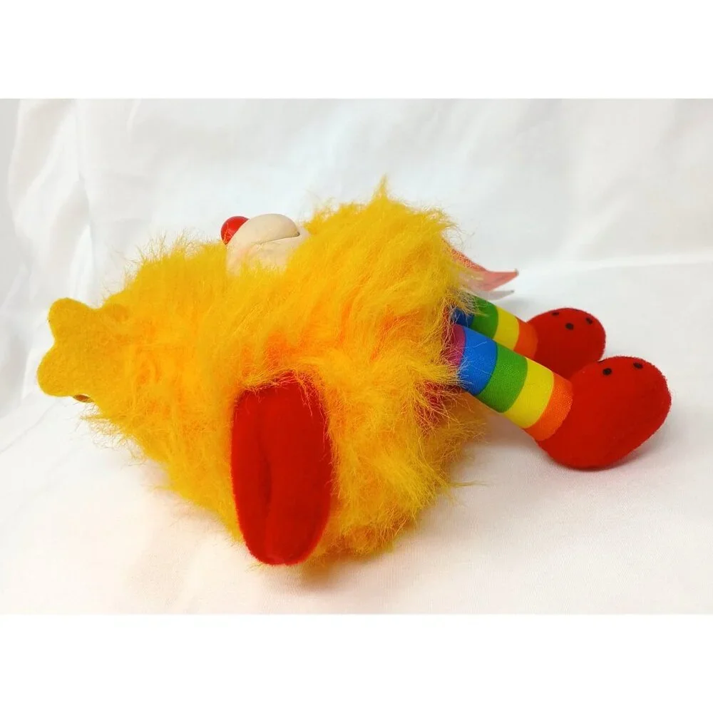 Sprite Talk Spark Plush Toy 1983 Taco Bell Hallmark Happy Talk Yellow VTG 7